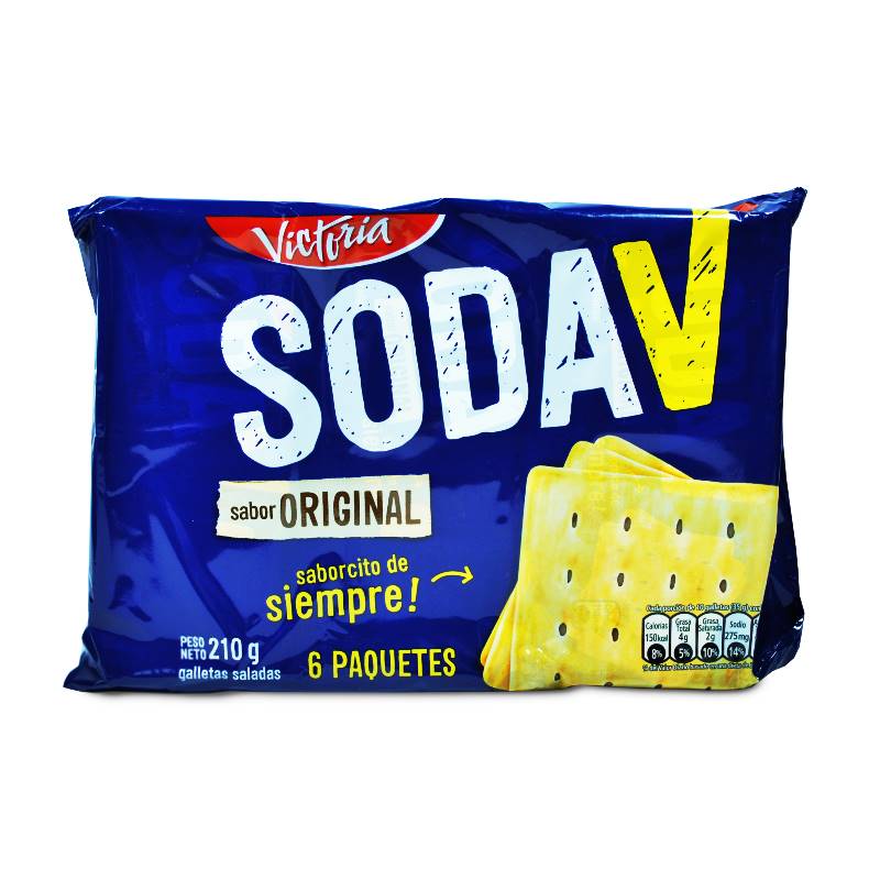 Galleta Soda V Victoria Pack 6 Unid. 210 g
